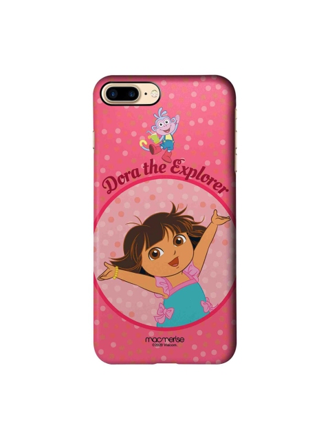 

macmerise Pink & Blue Joyful Dora iPhone 7 Plus Back Cover