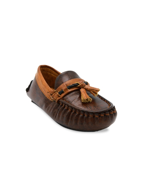 

Jazzy Juniors Boys Brown Loafers