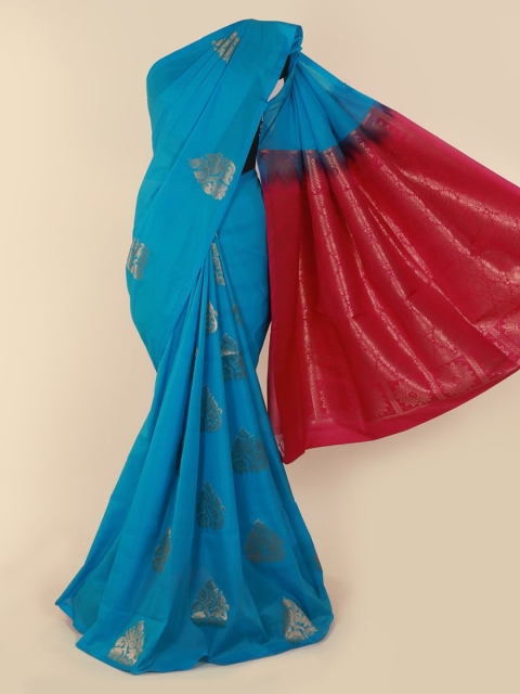 Pothys Blue Woven Design Saree
