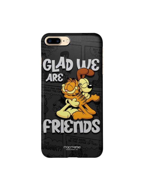 

macmerise Black & Orange Cartoon Characters iPhone 7 Plus Back Case
