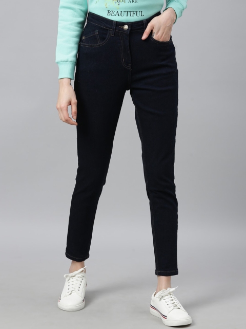 

Park Avenue Woman Women Blue Skinny Fit Mid-Rise Clean Look Jeans