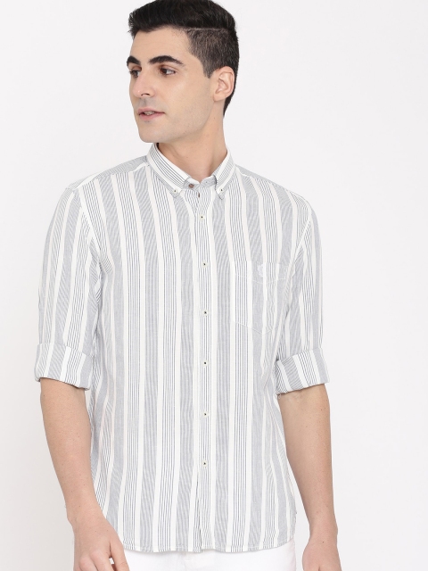

True Blue Men Multicoloured Regular Fit Striped Casual Shirt, Multi
