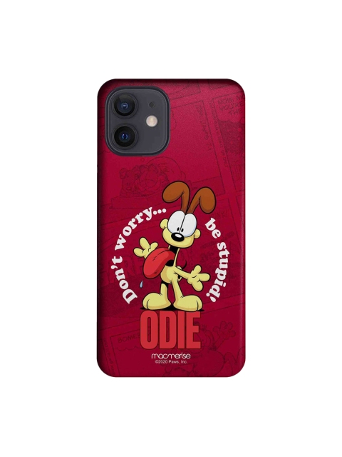 

macmerise Pink & Yellow Odie Don't worry iPhone 12 Back Cover