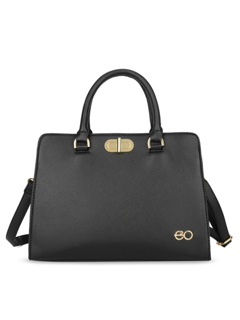 

E2O Black Solid Handheld Bag