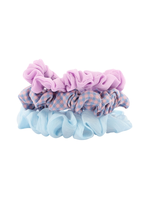 

Bellofox Women Set Of 3 Ponytail Holders, Purple