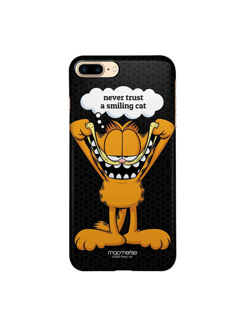 

macmerise Black & Brown Smiling Garfield iPhone 8 Plus Back Case