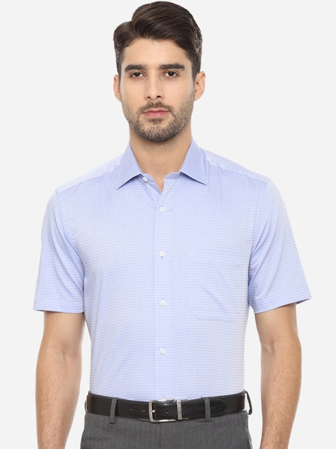 

Louis Philippe Men Blue Regular Fit Printed Casual Shirt