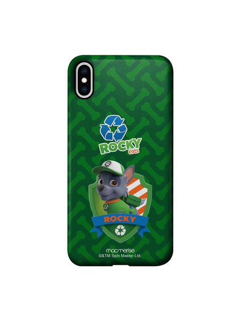 

macmerise Green & Blue Rocky Paw Patrol iPhone Xs Max Case