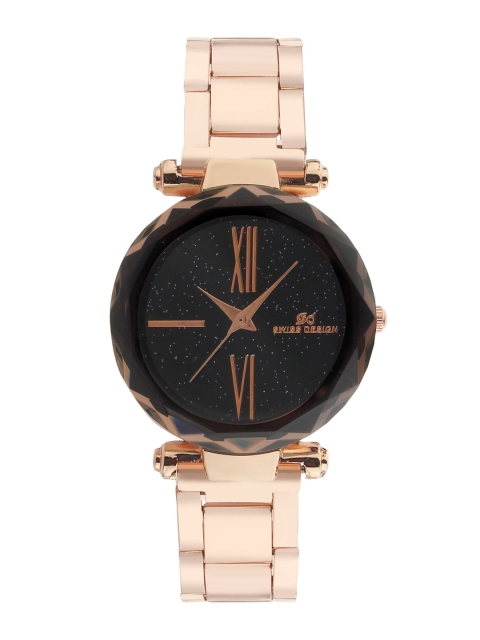 

Swiss Design Women Black Analogue Watch