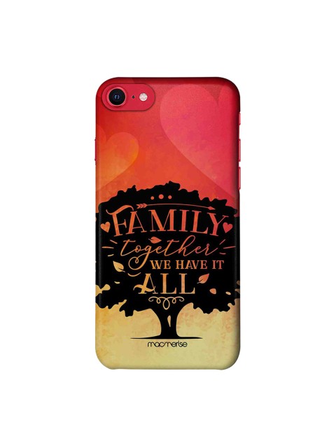 

macmerise Red & Black Family Is All IPhone SE 2020 Back Case