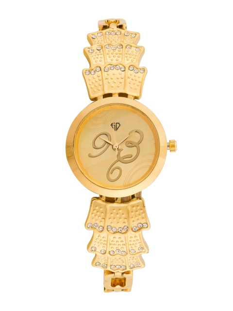 

Swiss Design Women Gold-Toned Analogue Watch