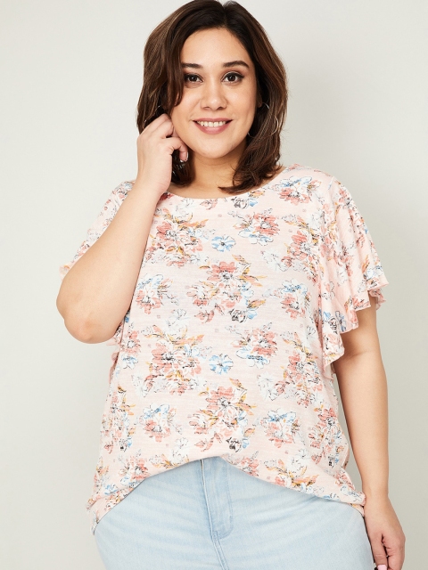 

nexus Women Pink Printed Top