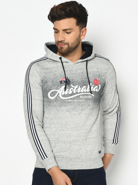 

Octave Men Grey Printed Sweatshirt