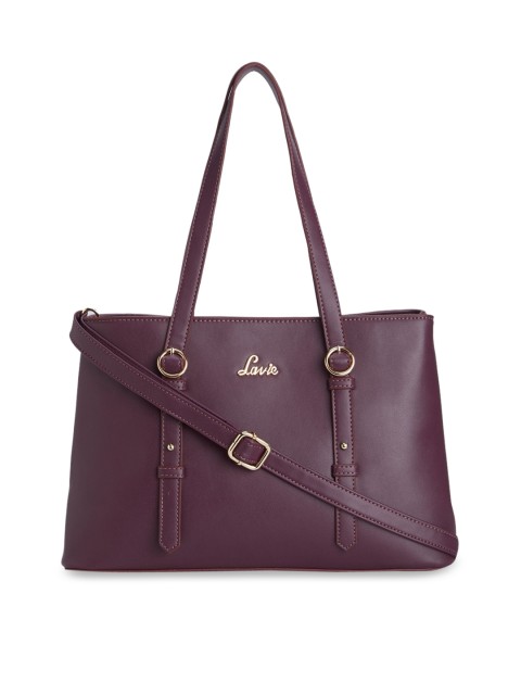 

Lavie Purple Solid Handheld Bag