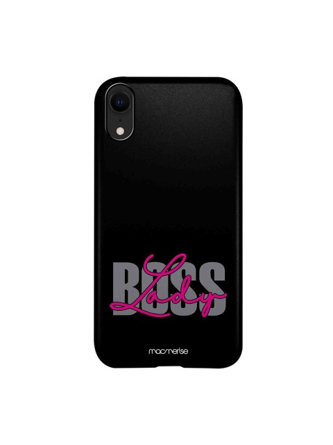 

macmerise Black & Grey Boss Lady Bold iPhone XR Macmerise Illustrations Printed Back Cover