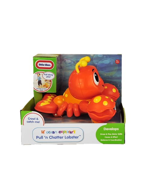 

Little Tikes Kids Orange & Yellow Pull 'n Chatter Lobster Toy
