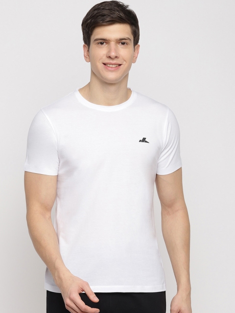 

SPARROWHAWK Men White Solid Round Neck T-shirt