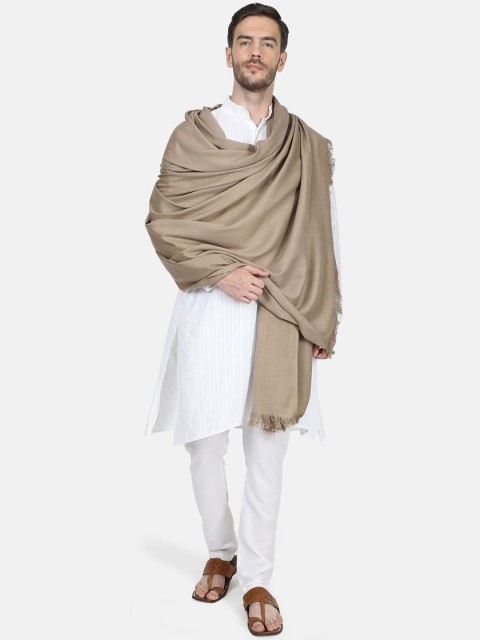 

Monte Carlo Men Brown Solid Shawl