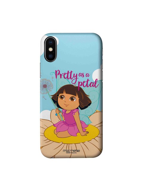 

macmerise Blue & Pink Pretty Dora iPhone XS Back Cover