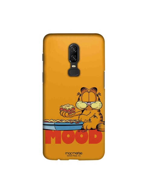 

macmerise Orange & Red Lasagna Mood OnePlus 6 Garfield Back Case