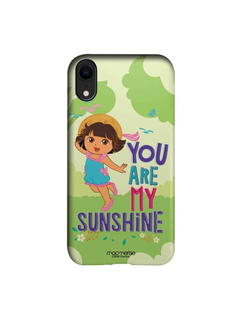 

macmerise Green & Blue Cartoon Characters My Sunshine Dora iPhone XR Back Case