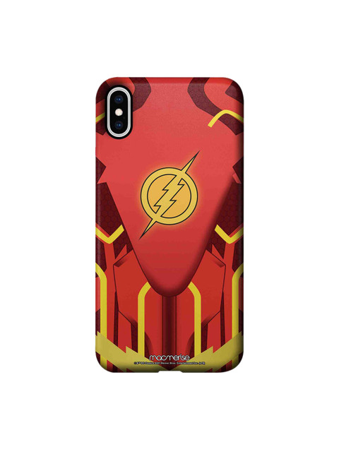 

macmerise Red & Yellow Cartoon Characters DC Comics Suit Up Flash iPhone XS Max Back Case
