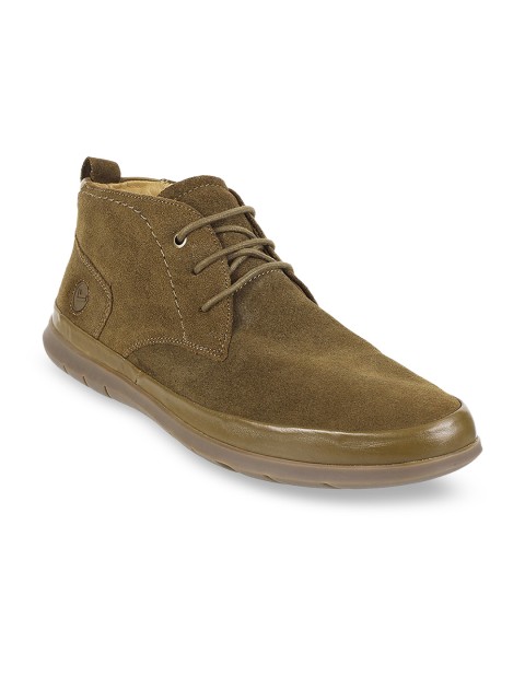 

DAVINCHI Men Tan Brown Solid Formal Derbys