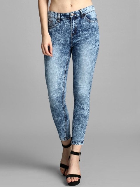 

Kotty Women Blue Skinny Fit High-Rise Clean Look Jeans