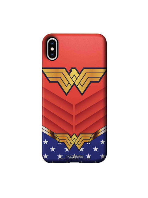 

macmerise Red & Blue DC Comics Suit Up Wonder Woman iPhone Xs Max Case
