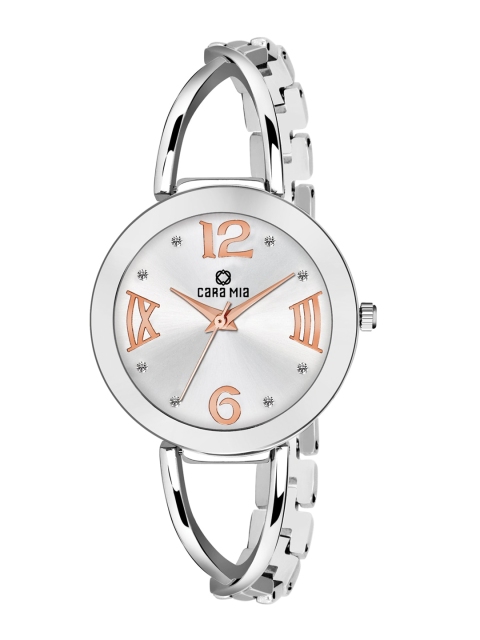 

CARA MIA Women Silver-Toned Analogue Watch CR-LR504-SLC