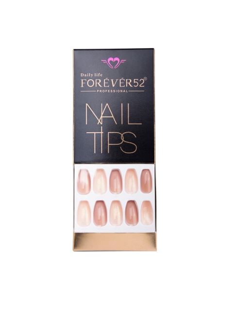

Daily Life Forever52 Artificial Nail Tips - Set of 28 - FNT029, Nude