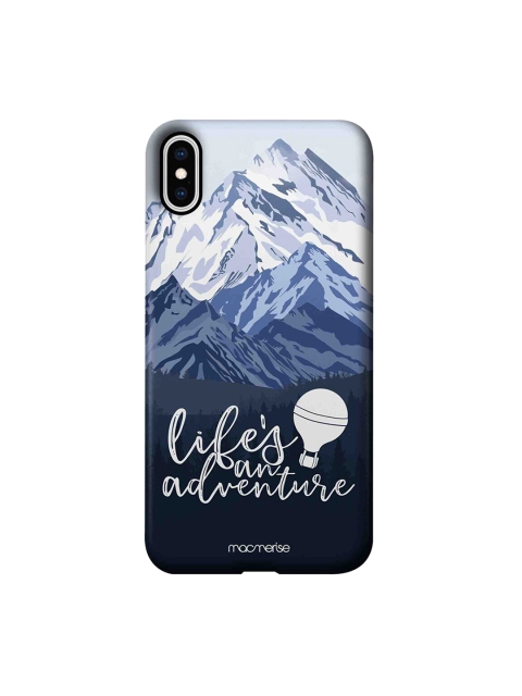 

macmerise Blue & Grey Life An Adventure iPhone Xs Max Case