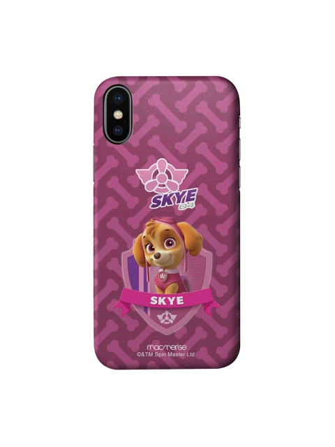 

macmerise Purple Skye Paw Patrol iPhone X Back Cover