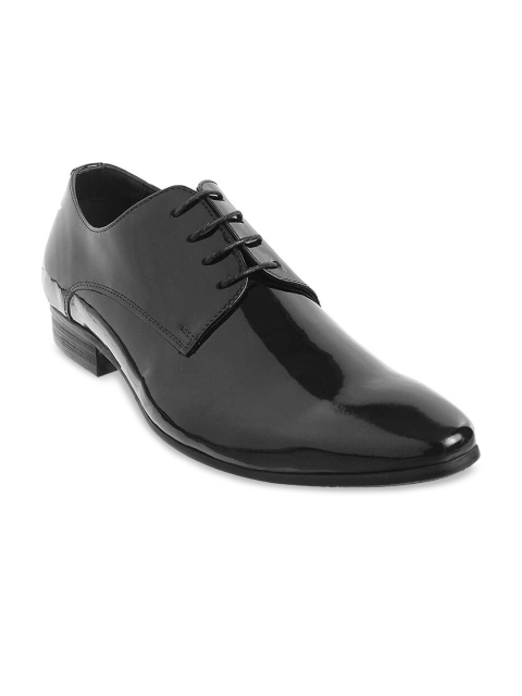 

DAVINCHI Men Grey Solid Leather Formal Derbys