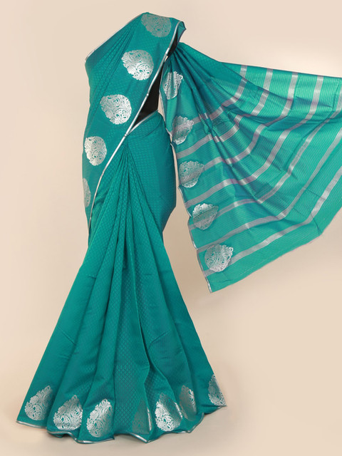 

Pothys Sea Green Woven Design Art Silk Saree