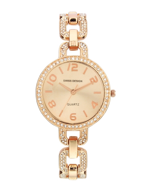 

Swiss Design Women Rose Gold Analogue Watch SD-N901-IPR