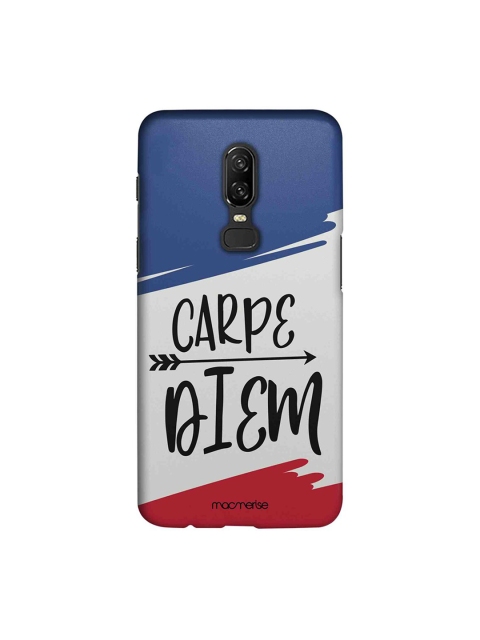 

macmerise Blue & Red Carpe Diem OnePlus 6 Back Case