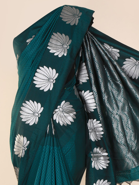 

Pothys Green Woven Design Art Silk Saree