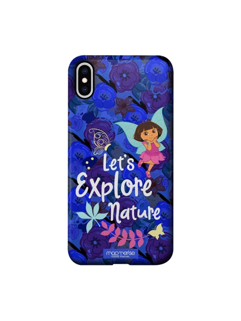 

macmerise Blue & Pink Explore with Dora iPhone XS Max Back Cover