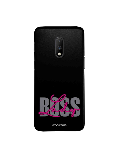 

macmerise Black & Grey Boss Lady Bold Illustration OnePlus 7 Case