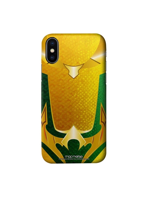 

macmerise Yellow & Green Suit Up Aquaman iPhone XS DC Comics Printed Back Cover