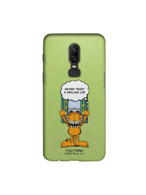 

macmerise Green & Orange Garfield Keep Smiling OnePlus 6 Case
