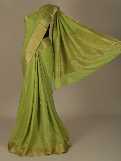 

Pothys Green Woven Design Pure Silk Saree