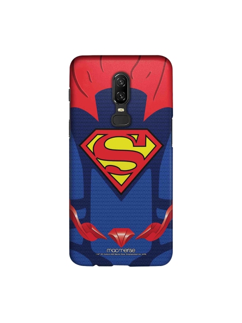 

macmerise Blue & Red Suit up Superman OnePlus 6 Back Cover