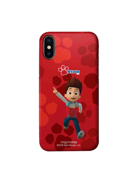 

macmerise Red & Blue Ryder Paw Patrol iPhone XS Back Case