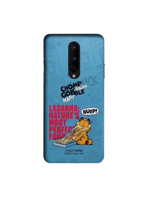 

macmerise Blue & Pink Cartoon Characters Perfect Food OnePlus 8 Garfield Back Case