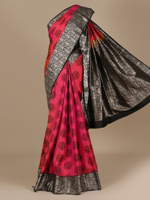 

Pothys Red & Black Pure Silk Woven Design Saree