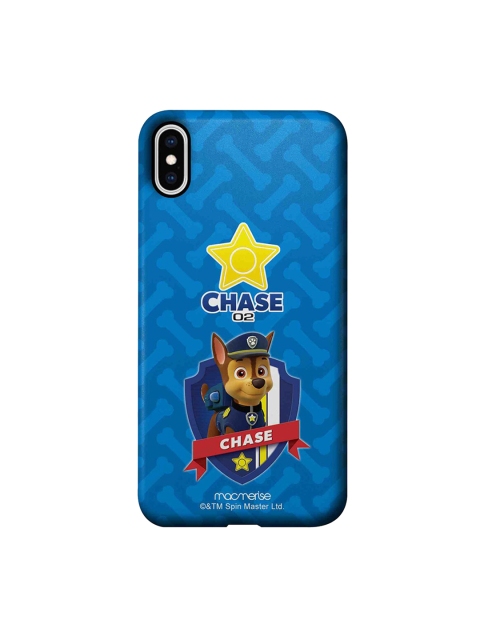 

macmerise Blue & Yellow Cartoon Characters Chase Paw Patrol iPhone XS Max Back Case