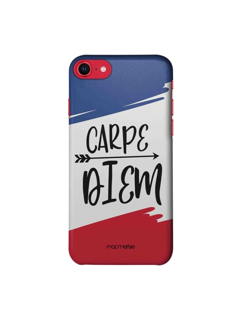 

macmerise Blue & Red Carpe Diem iPhone SE (2020) Back Cover