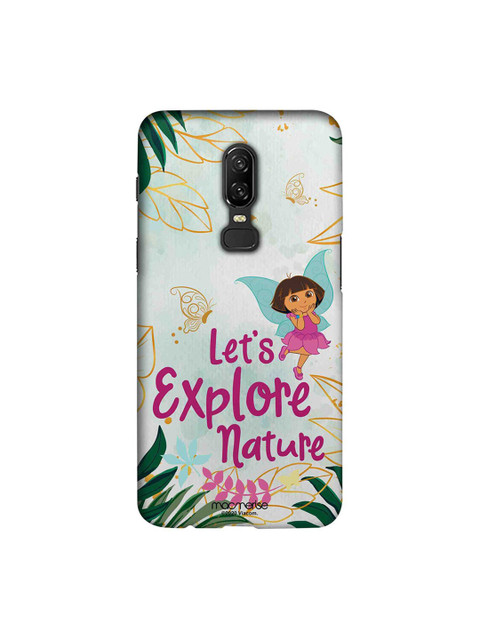 

macmerise Grey & Pink Explore With Dora OnePlus 6 Case